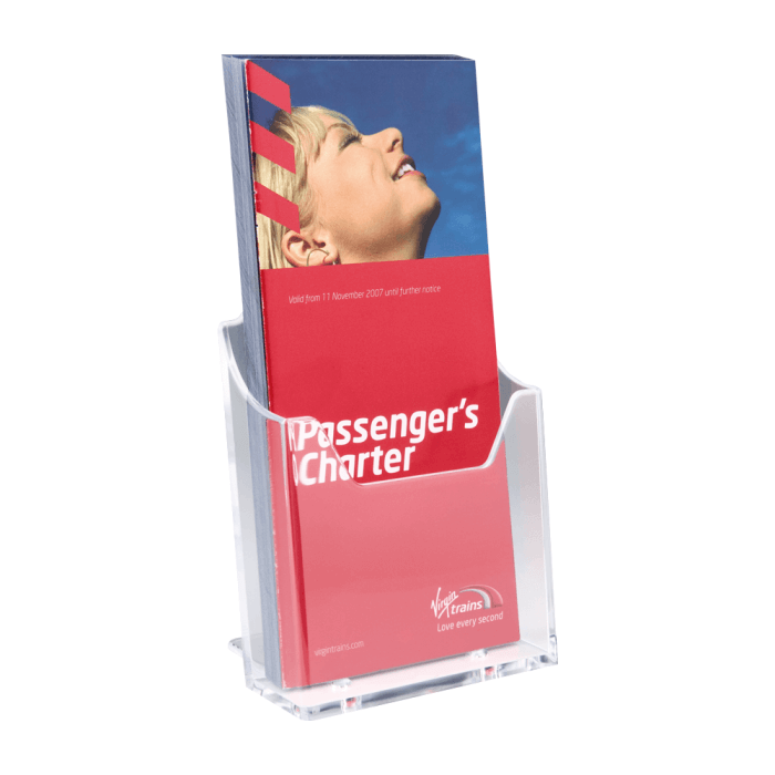 Multipurpose Leaflet Dispenser Slatwall Leaflet Holders