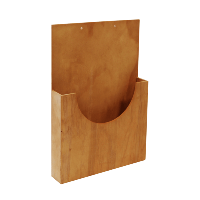 Wooden menu holder  Leaflet display stands