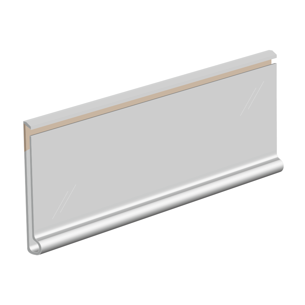 Short Data Strip For Flat Edge Shelf X 50