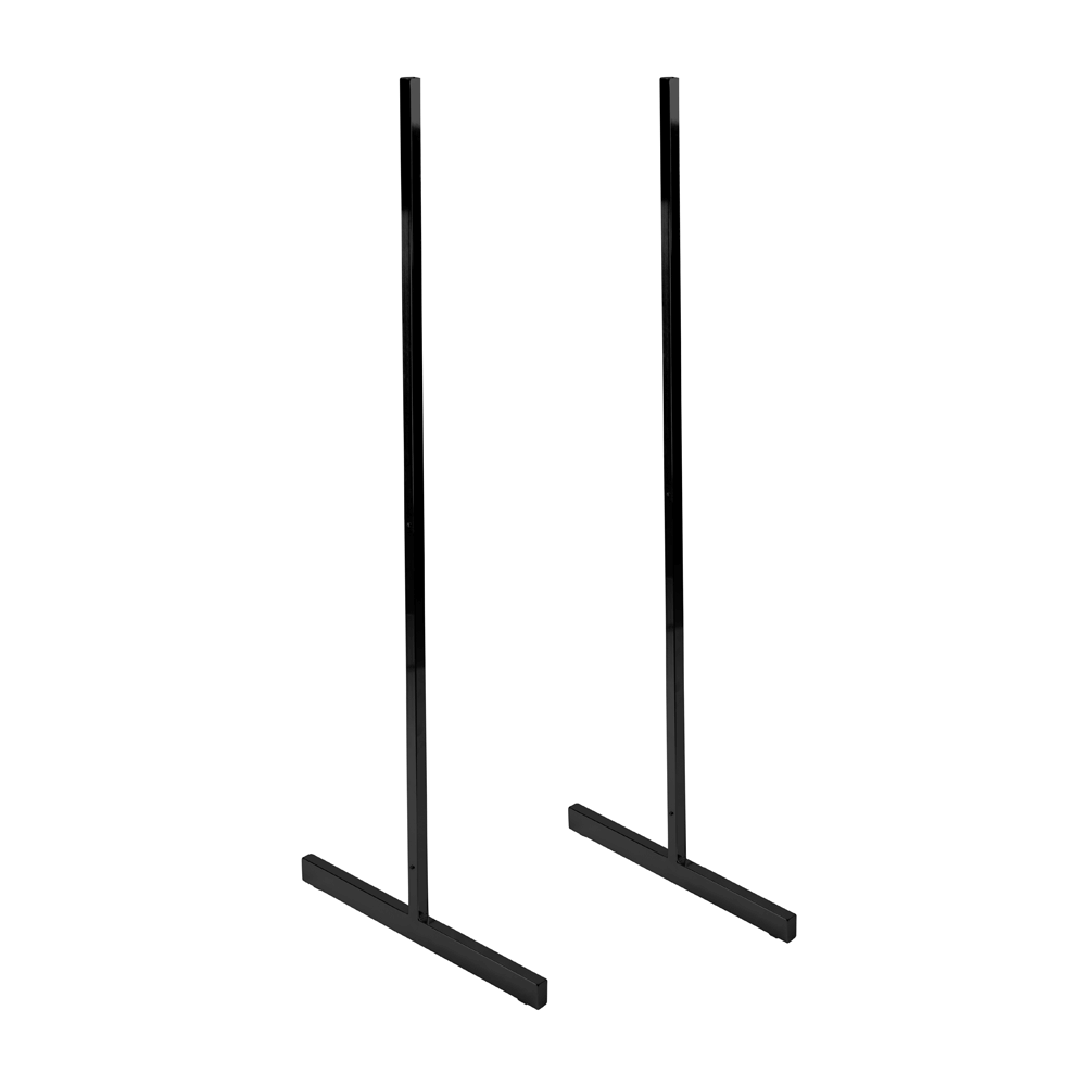 Gridwall T Legs x 2 | Black Heavy Duty T Legs | UK POS