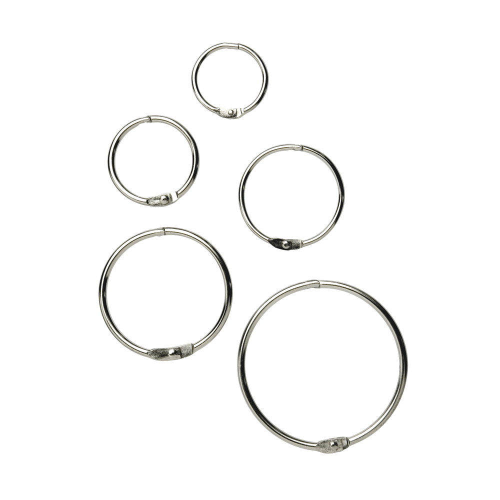 Metal Snap Rings x 100 | Attachment Rings For POS Displays