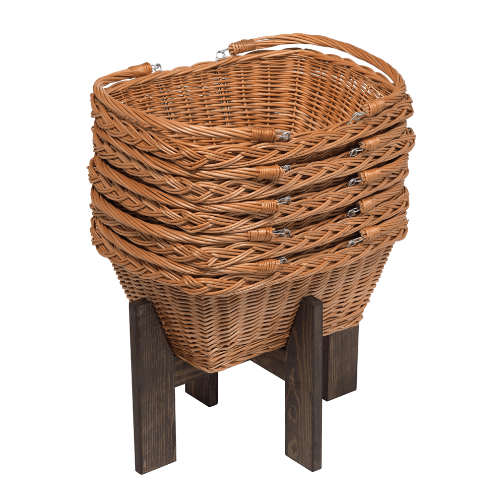 Large Wicker Shopping Baskets | Wicker Carry Basket Set Of 5