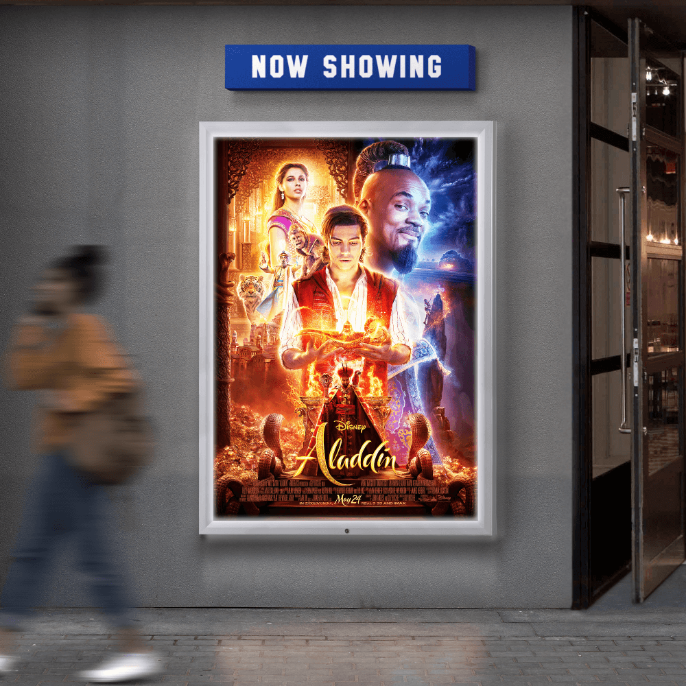 Outdoor LED Illuminated Poster Frame Cinema Poster Light Box