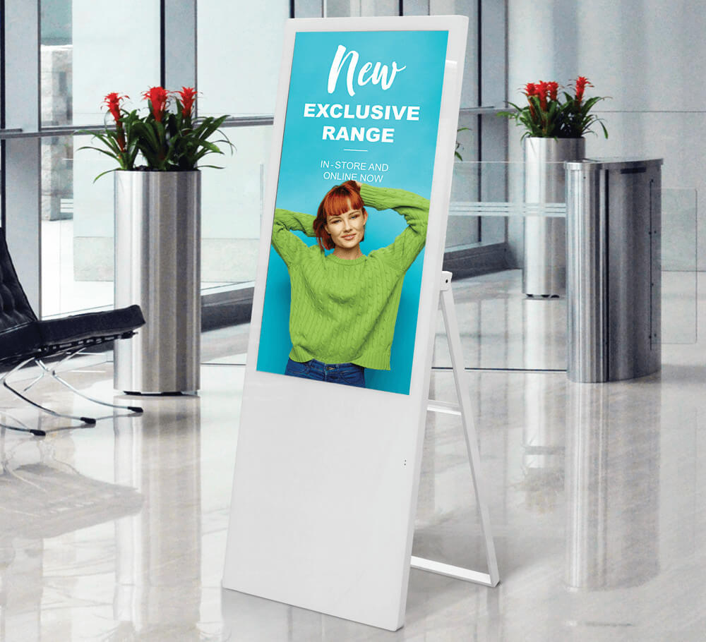 Digital signage displays advertising display