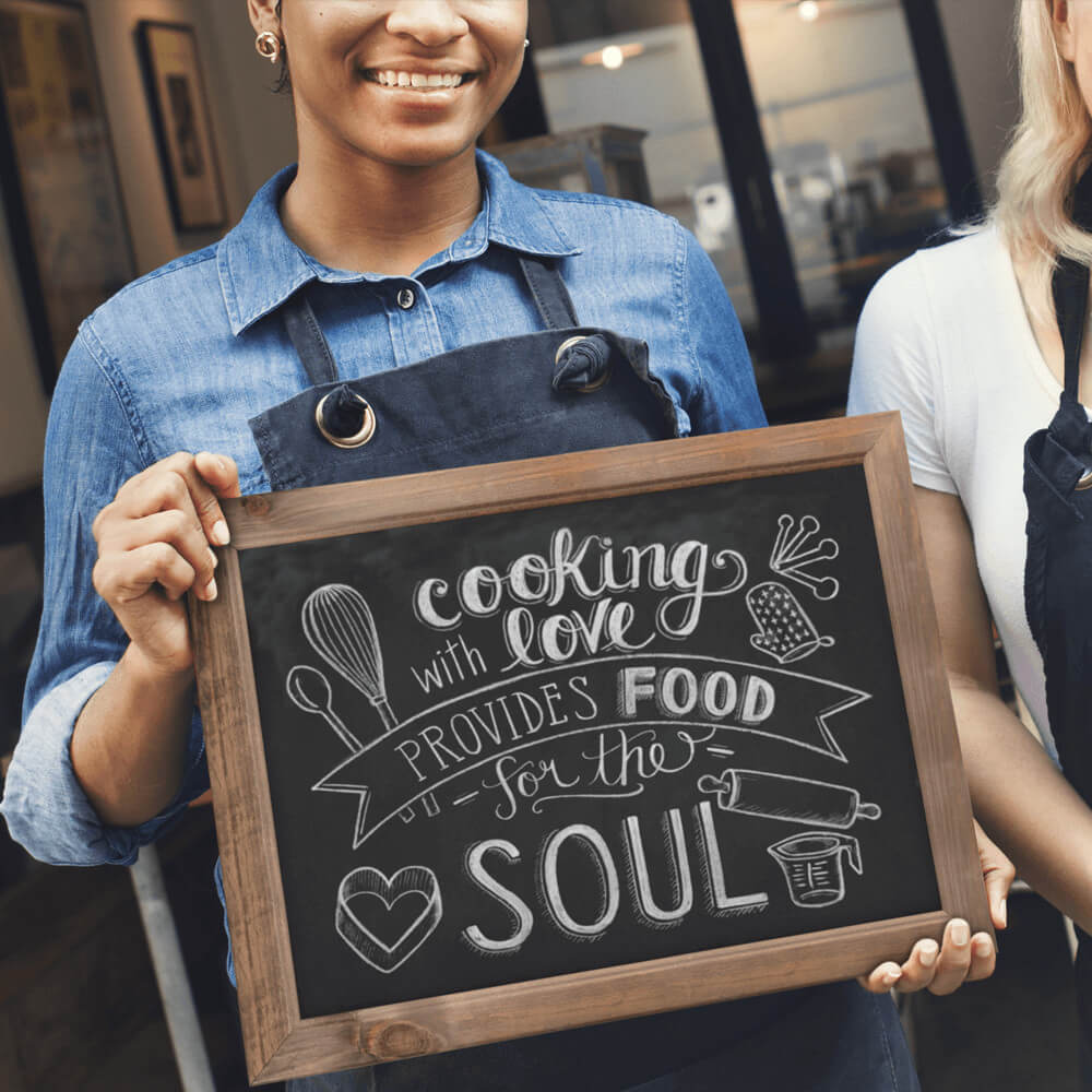 Wood Framed Chalkboard