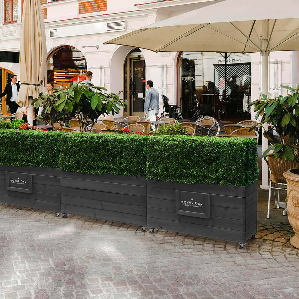 Branded Wooden Planters