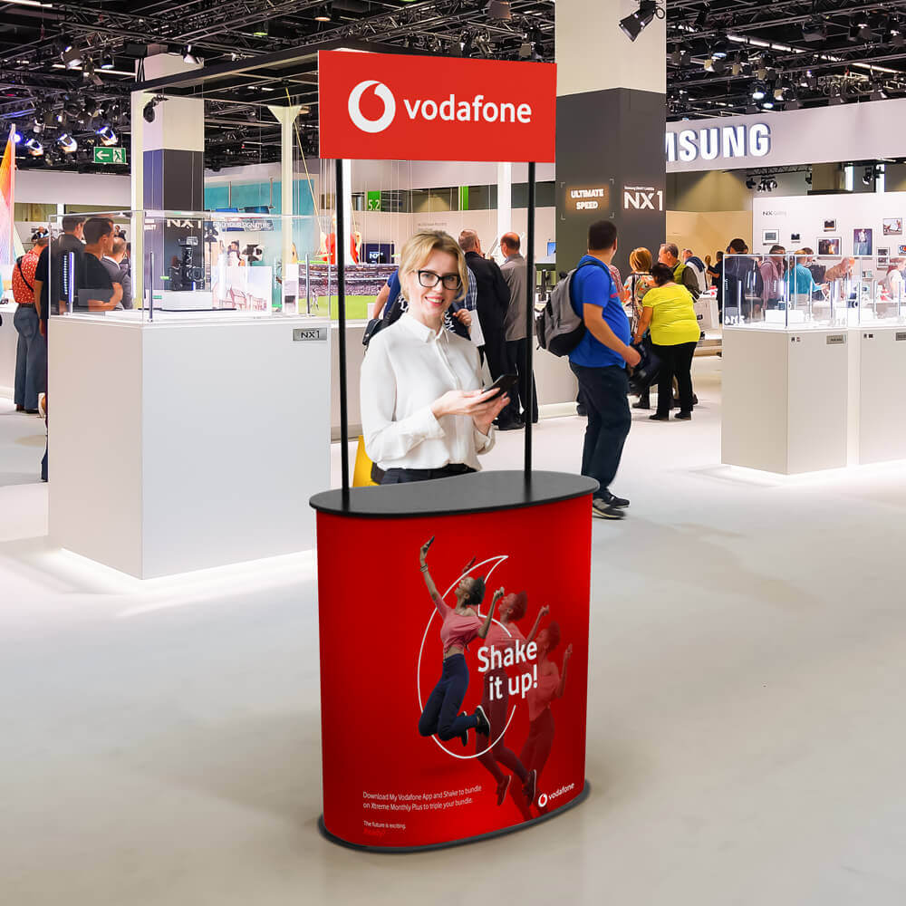 Trade show promo stand