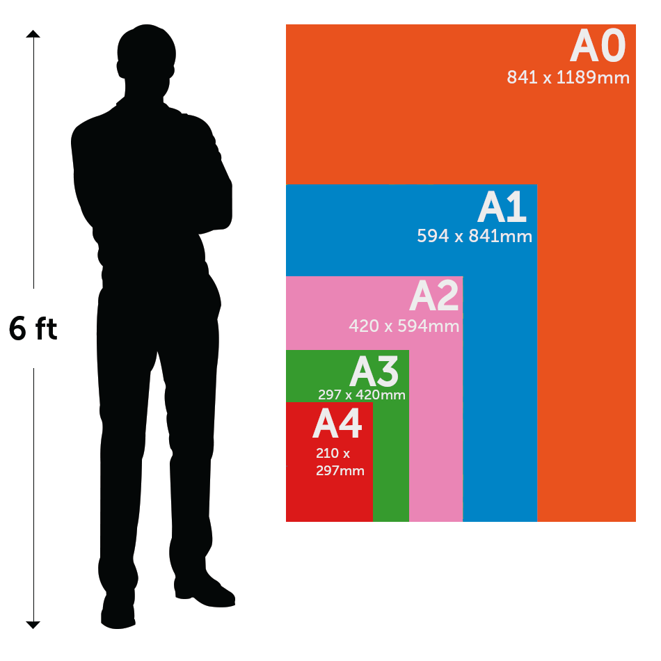 Poster Paper Size Guide  UK POS Paper Sizes Comparison