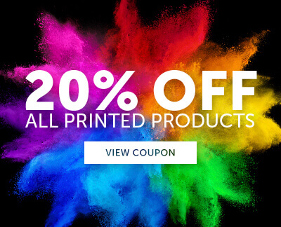 20% off printed products