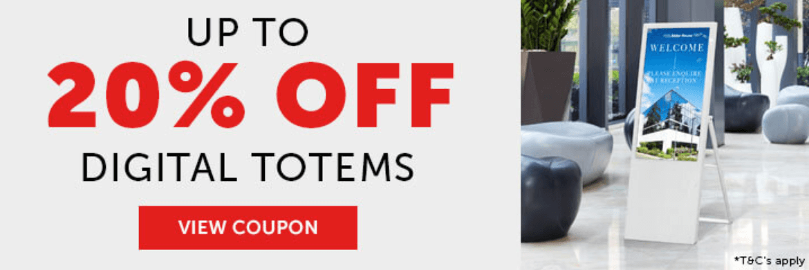 20% off digital totems