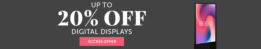 Digital signage discounts