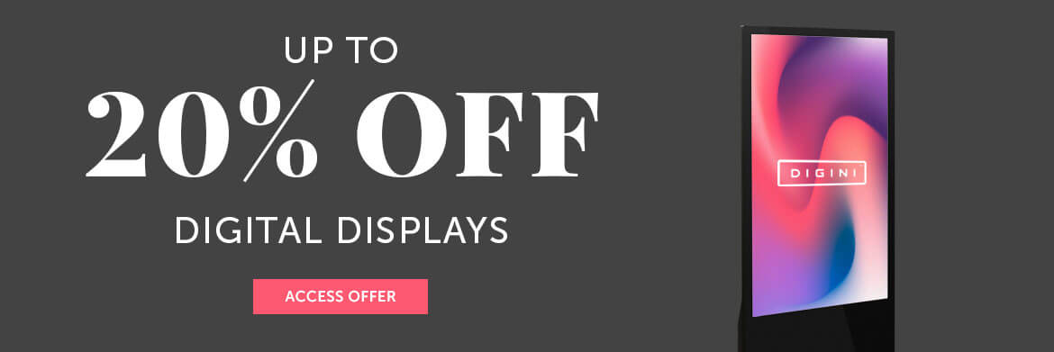 20% off digital displays