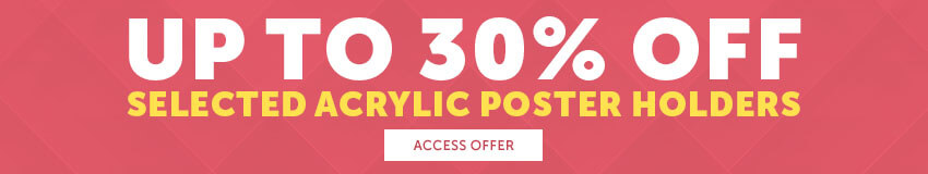 Acrylic poster holders discounts