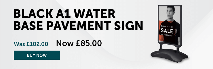 Black A1 Pavement Sign offer