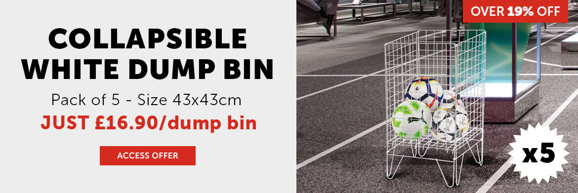 multipack of 5 dump bins