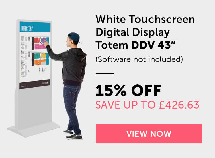 Discount digital advertising screen