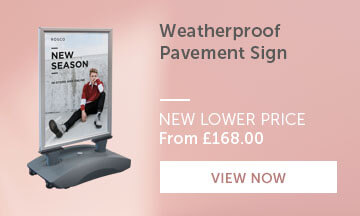 Weatherproof Pavement Sign price drop