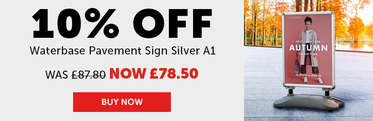 Special pavement sign offer